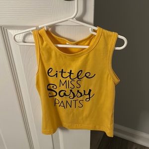 Amazon little miss sassy pants tank 12m